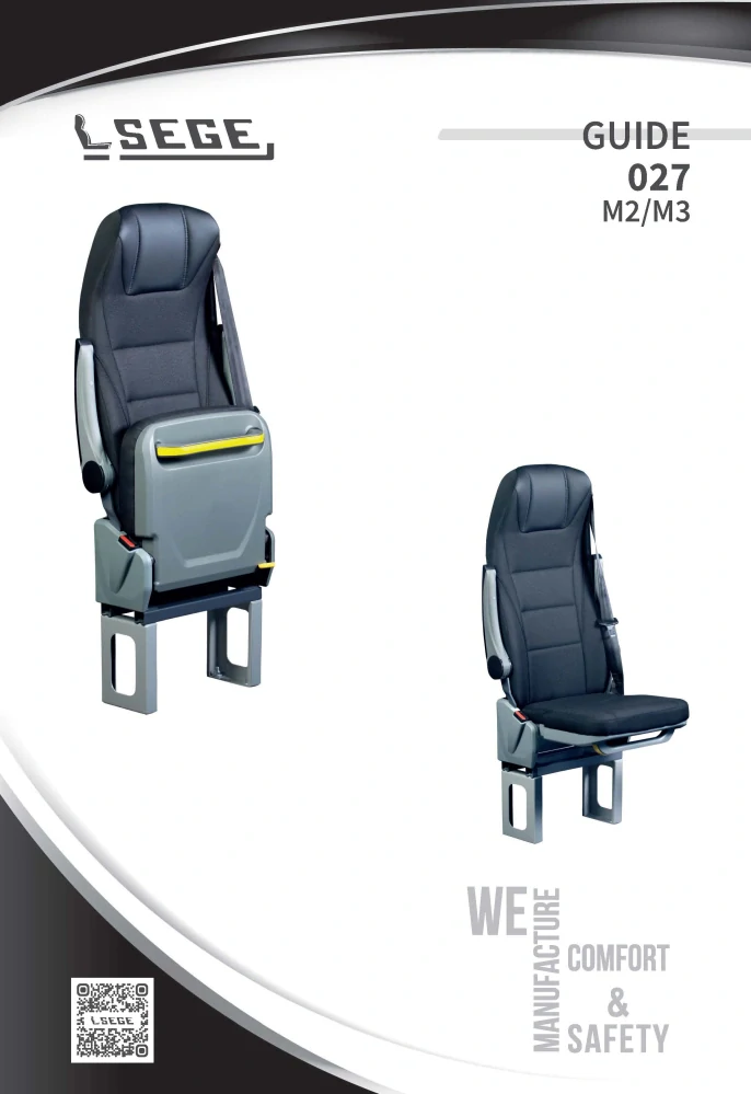 Sedadlo průvodce sklopné 3075 M2
